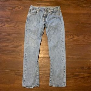 Levi Strauss 501 light jean slim straight